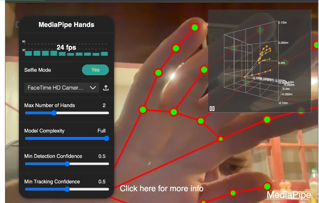 MediaPipe Hands: When Your Webcam Becomes a 3D Skeleton