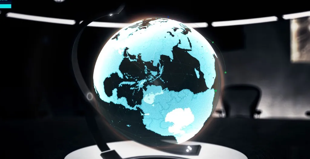 The Threat Globe: Watching Cyber Attacks Cross a WebGL Planet