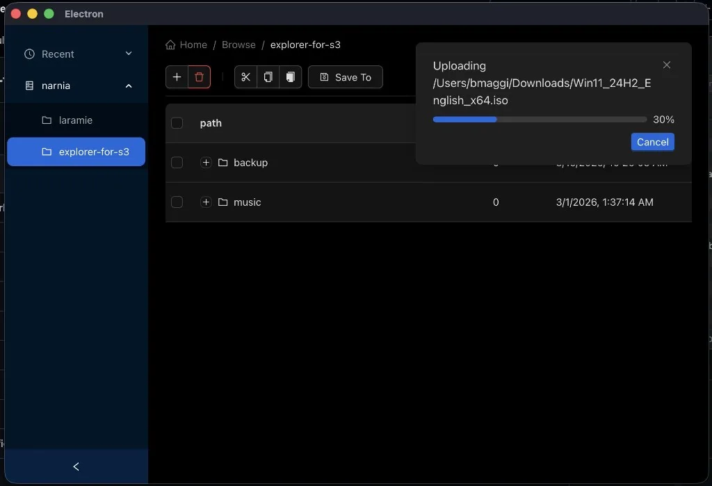 I Built Explorer for S3: A Desktop GUI That Feels Like a File Manager